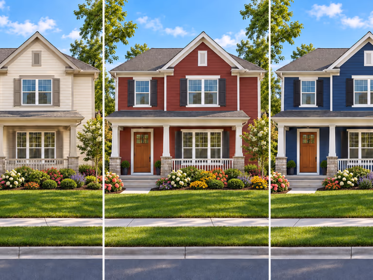 color options to virtually paint house exterior