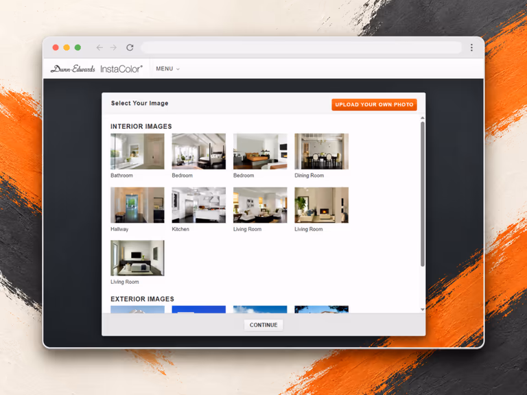 dunn edwards paint color visualizer for interior and exterior spaces