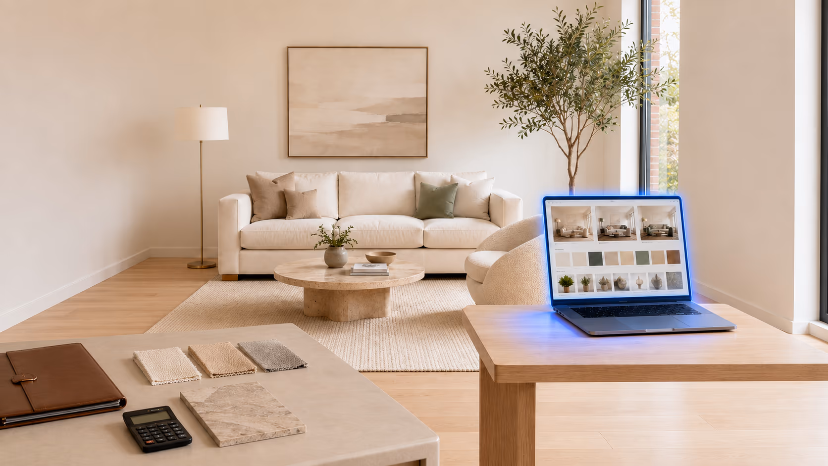 Interior decorator cost compared with an AI design tool for saving money on home design
