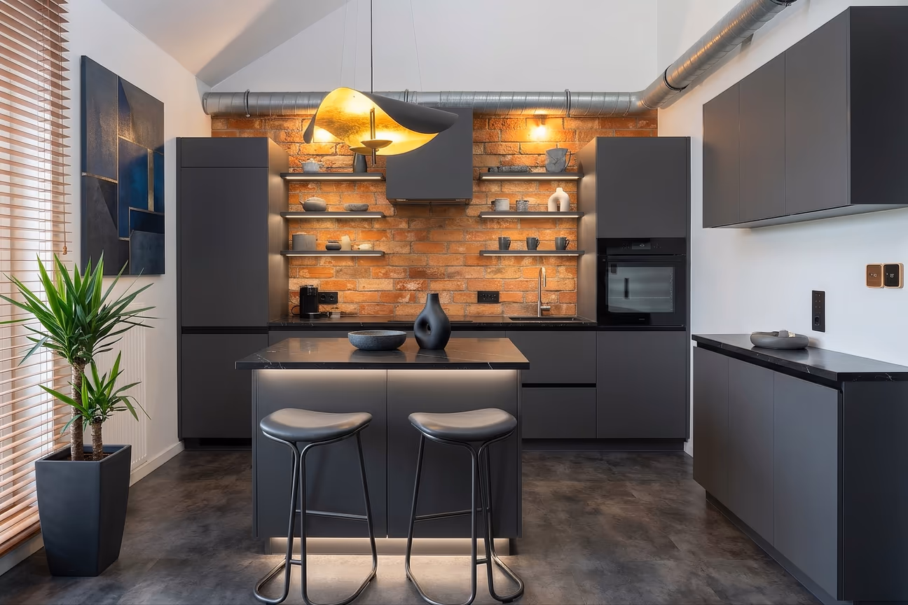 Kitchen design generated by Dehome