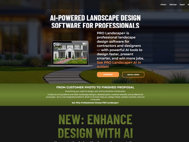 pro landscape plus, software professionale di progettazione del paesaggio