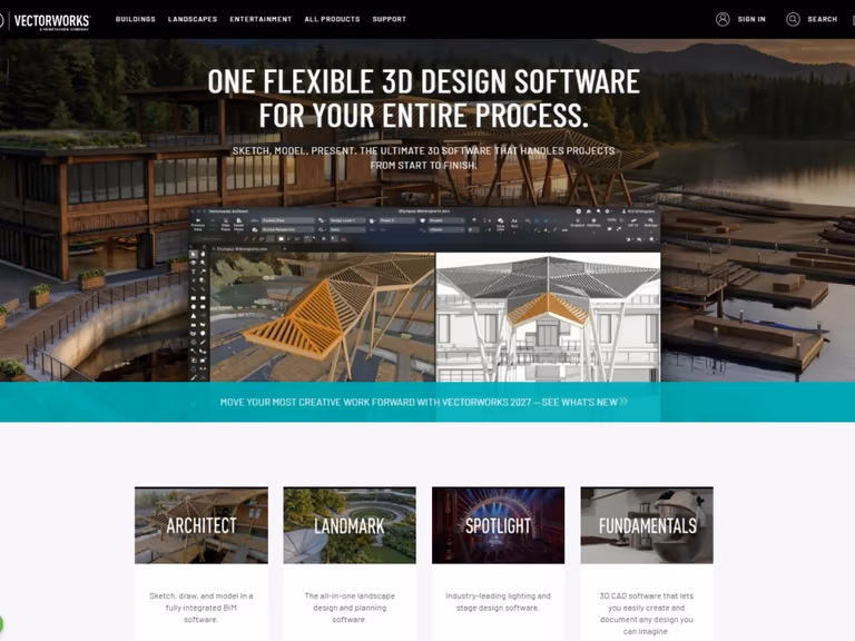 vectorworks landmark, software professionale di progettazione del paesaggio