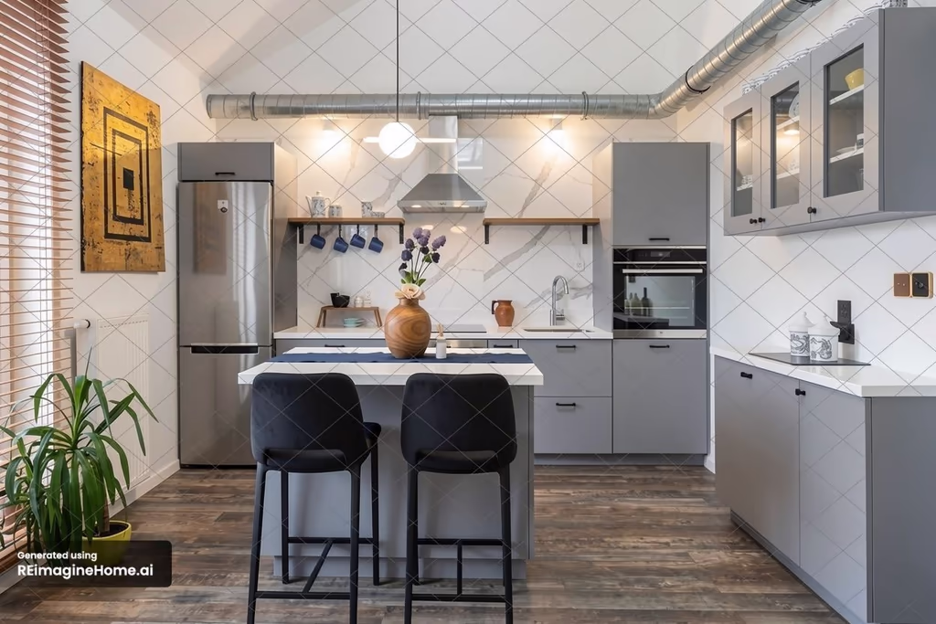 Kitchen design generated by ReimagineHome