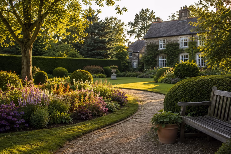 AI English Garden Design