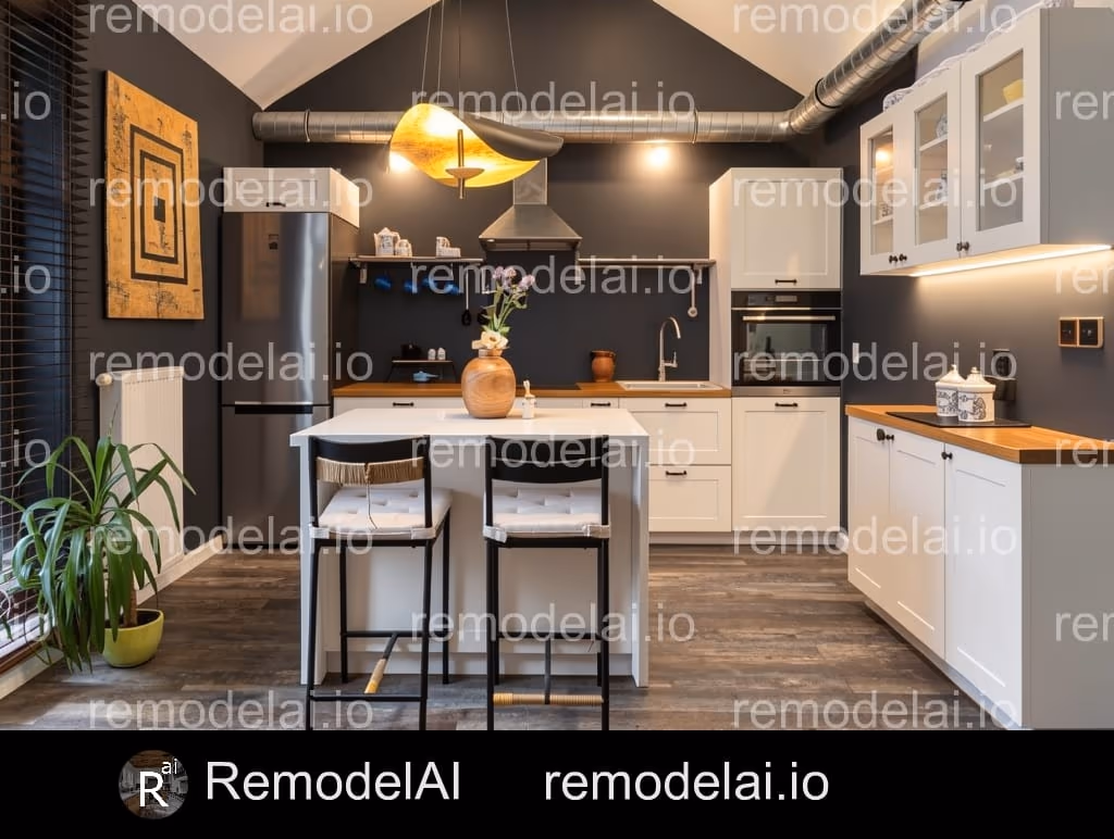 Kitchen design generated by RemodelAI